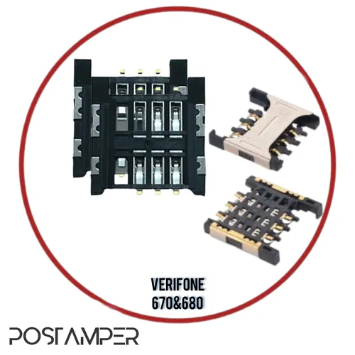 سوکت سیم کارت VERIFONE 670/680