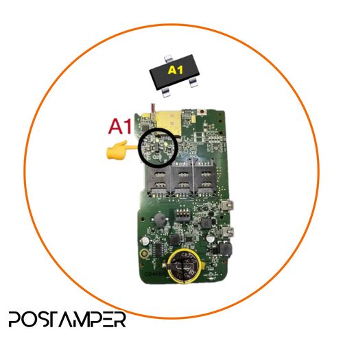 ترانزیستور پرینتر مدل (A1) مخصوص "زیر سوکت پرینتر" PAX S90